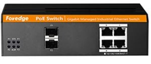 FOREDGE IS1010GPS Industrial Gigabit 4+2 Port Managed PoE Switch