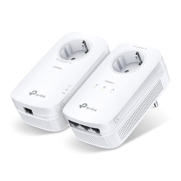 Tp-Link TL-PA8033P KIT 1300 Mbps 3 Portlu Priz Soketli Powerline Adaptör