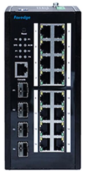 Hikvision DS-3E0524TF(B) 24 PORT(12×Gigabit RJ45 port,12×Gigabit Fiber) Switch
