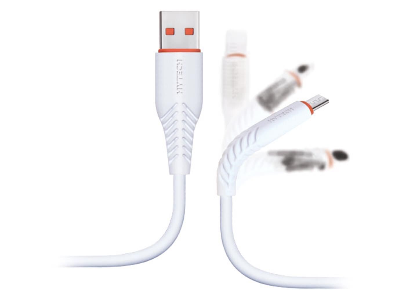 Hytech HY-X235 1.2M 3A Micro Usb Beyaz Data