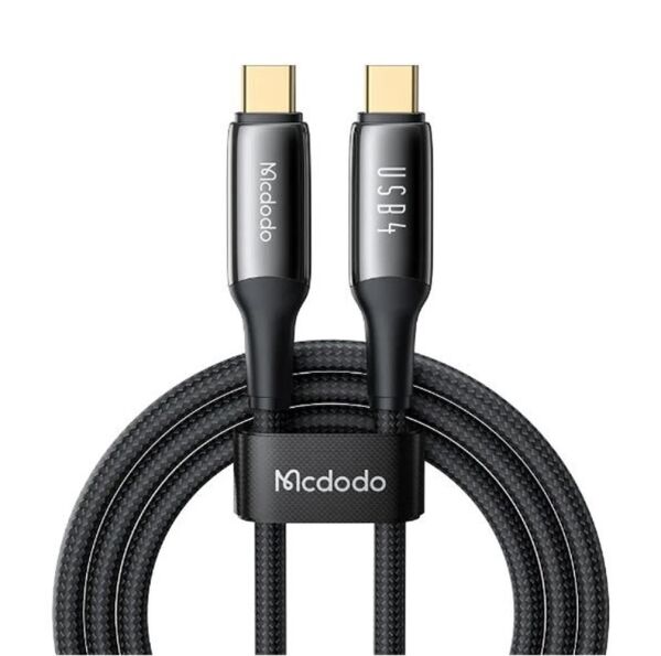 MCDODO CA-2990 240 W USB 4.0 TYPE C TO TYPE C ŞARJ KABLOSU -SİYAH