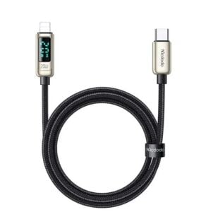 MCDODO CA-8811 20W DİJİTAL GÖSTERGELİ TYPE-C TO LİGHTNİNG PD DATA-ŞARJ KABLOSU-GÜMÜŞ