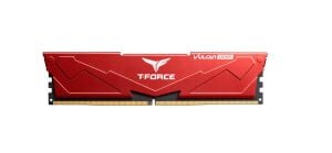 Team T-Force Vulcan Red 16GB (1x16GB) 6000Mhz DDR5 CL38 Kırmızı Gaming Ram (FLRD516G6000HC38A01)