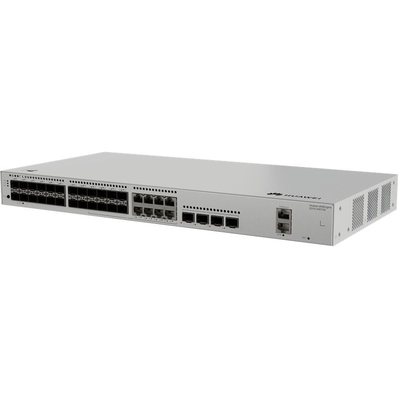 HUAWEI EKITENGINE S310-24ST4X 24 PORT 1GB SFP+8XGB RJ45 COMBO 4X10G SFP+ CONSOLE PORT YÖNETİLEBİLİR L3 RACKMOUNT SWITCH