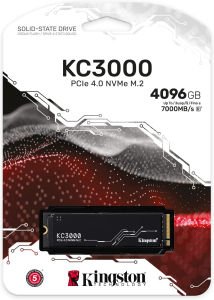 4TB KINGSTON KC3000 M.2 NVMe PCIe 4.0 SKC3000D/4096G 7000/7000MB/s