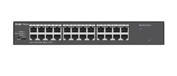 Ruijie Reyee RG-ES124G-L 24 Port 10-100-1000 Mbps Switch Metal Kasa