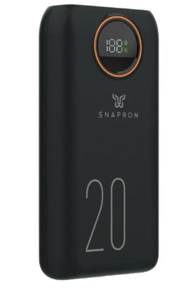 Snapron SNP-3013 20.000 Mah LCD Ekran Dahili Kablolu 22.5w Hızlı Şarj Powerbank