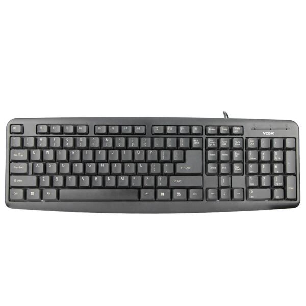 Vcom DK701 USB Siyah İngilizce Klavye