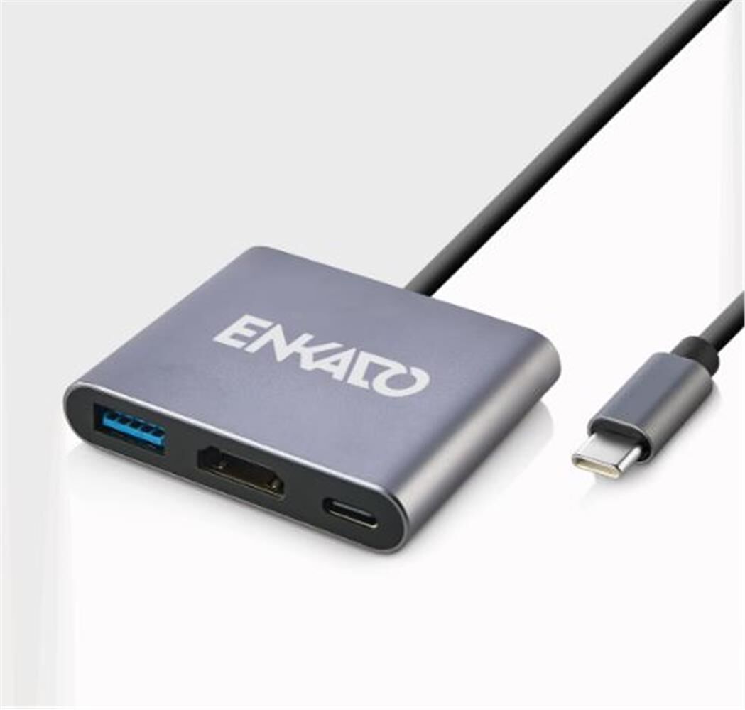 ENKADO EKD-TP43 TYPCE-C TO 3 İN1 HDMI +PD +USB 3,0 ADAPTÖR