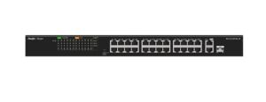 Ruijie-Reyee RG-ES126FGS-LP 24 Port Poe+ 10-100 Mbps + 2 Port 10-100-1000 Mbps Uplink + 1 Port SFP