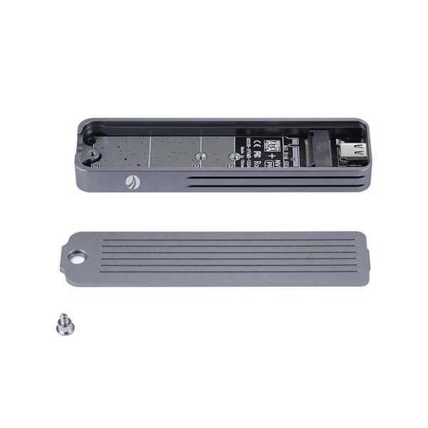 Vcom CU855SN-F USB 3.2 Gen 2 Type-C M.2 NVMe Parmak İzli SSD HDD Kutusu