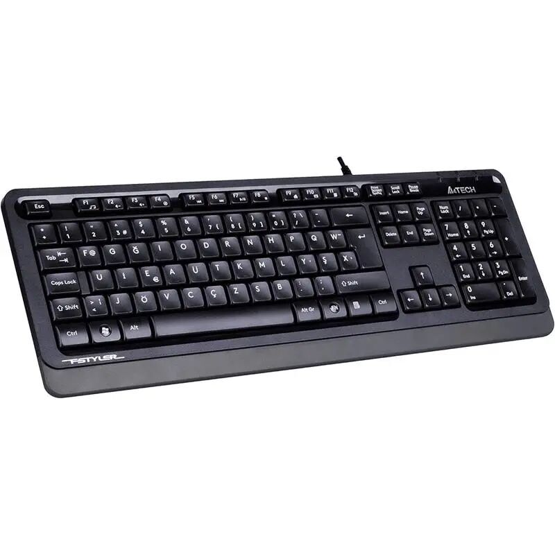 A4 TECH FK10 F TR MM GRİ/SİYAH USB KABLOLU KLAVYE