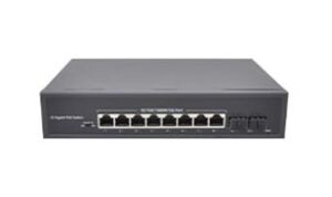 Nova NVC-PSEG0822 8 Port Poe+ 10-100-1000 Mbps 2 Port 10-100-1000 Mbps Uplink 2 Port SFP Switch 120W