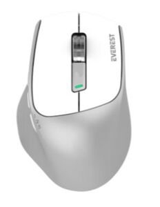Everest SM-BT24 Usb Metalik Beyaz 2in1 Bluetooth ve 2.4GHz Kablosuz Mouse