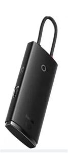 Baseus Lite 6in1 Type-C Hub- Siyah (WKQX050101)