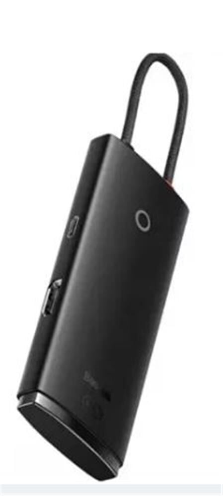 Baseus Lite 6in1 Type-C Hub- Siyah (WKQX050101)