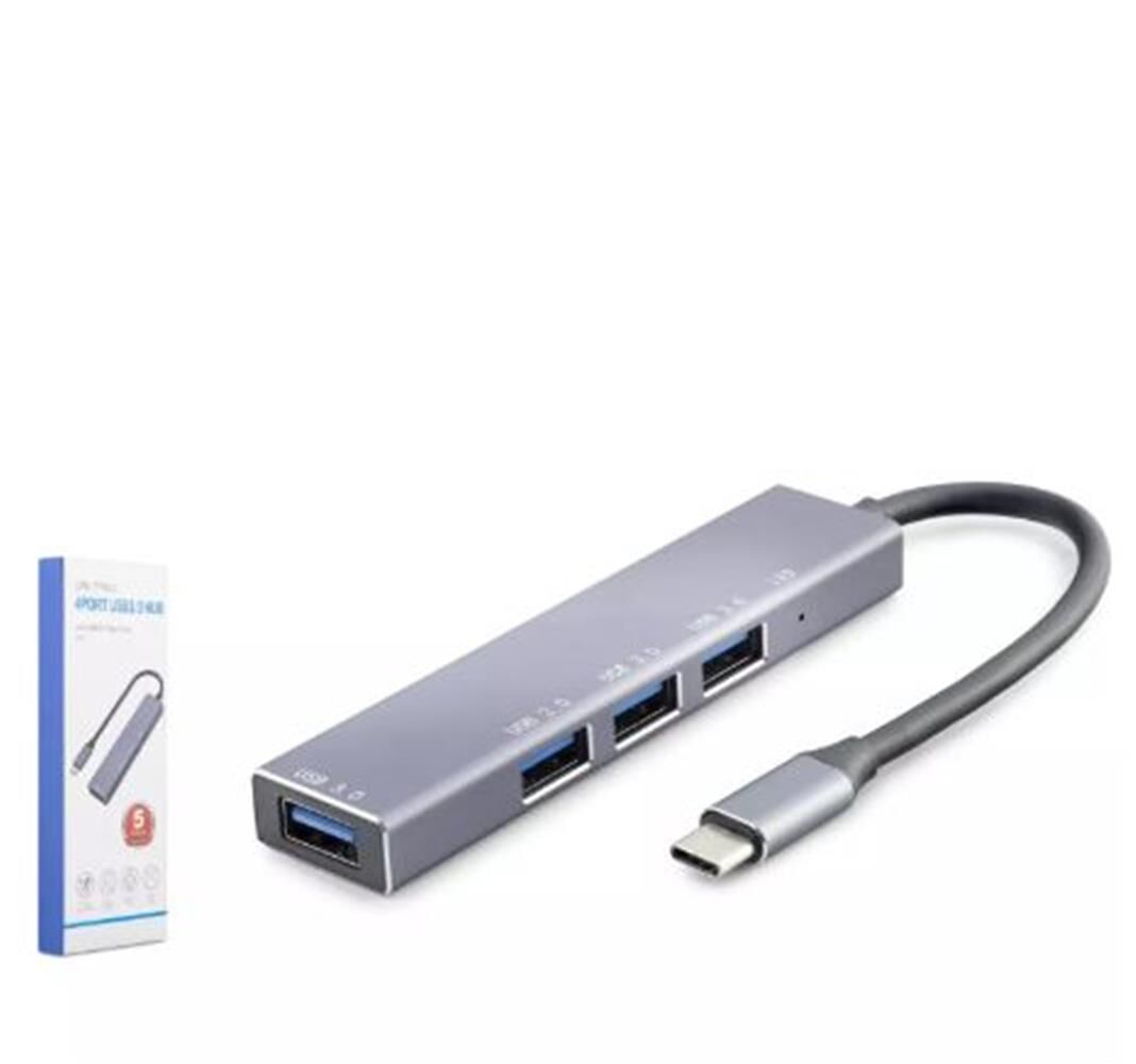 HADRON HDX7043 TYPE-C HUB 4-USB3.0 GRİ