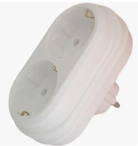 Mutlusan 2Lİ Topraklı Fiş-priz Düz Tip Beyaz (001 170 033006 00 00) Standart