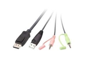 ATEN CS22DP-AT 2-PORT USB DISPLAYPORT CABLE KVM SWITCH(Kopya)