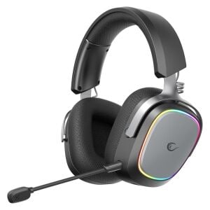 Rampage RETSU Siyah-Gri Kablosuz 2.4G+ Bluetooth Earpad Mikrofonlu Oyuncu Kulaklığı