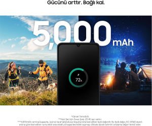 SAMSUNG GALAXY A06 128GB 4GB RAM SIYAH CEP TELEFON