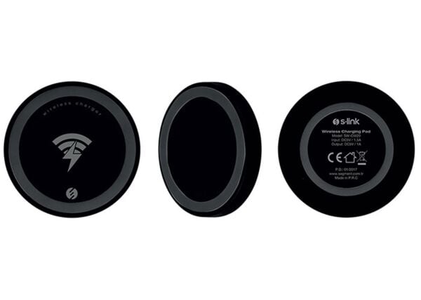 S-Link Swapp SW-CW20 5V1A Siyah Kablosuz Şarj Cihazı