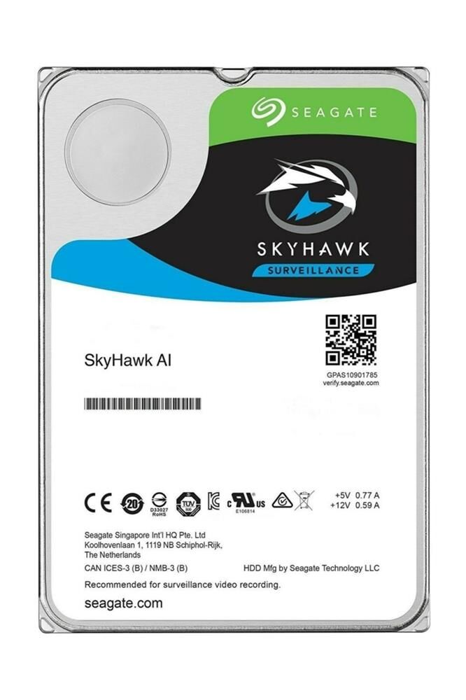 Seagate 10Tb 3.5'' Skyhawk 7200Rpm 256Mb Sata 3.0 St10000Ve0008 Harddisk (Distribitör Ürünü)