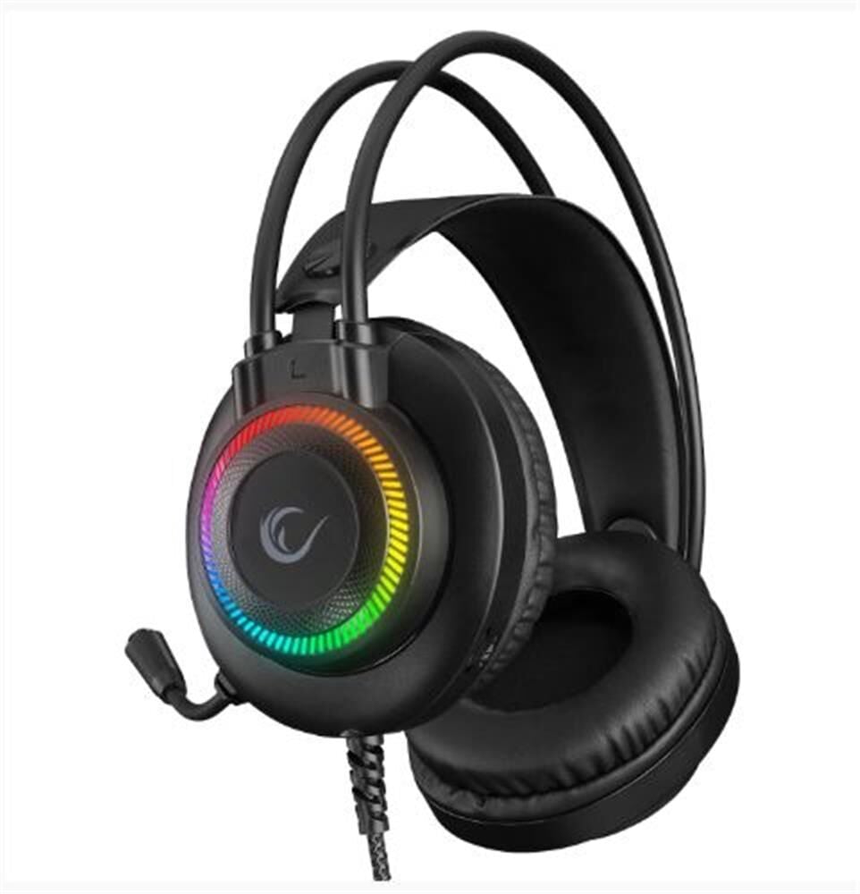 Rampage RM-K27 X-JAMMER Rainbow Ledli PC USB 3.5M PS4-XBOX-Mobile Gaming Oyuncu Mikrofonlu Kulaklık