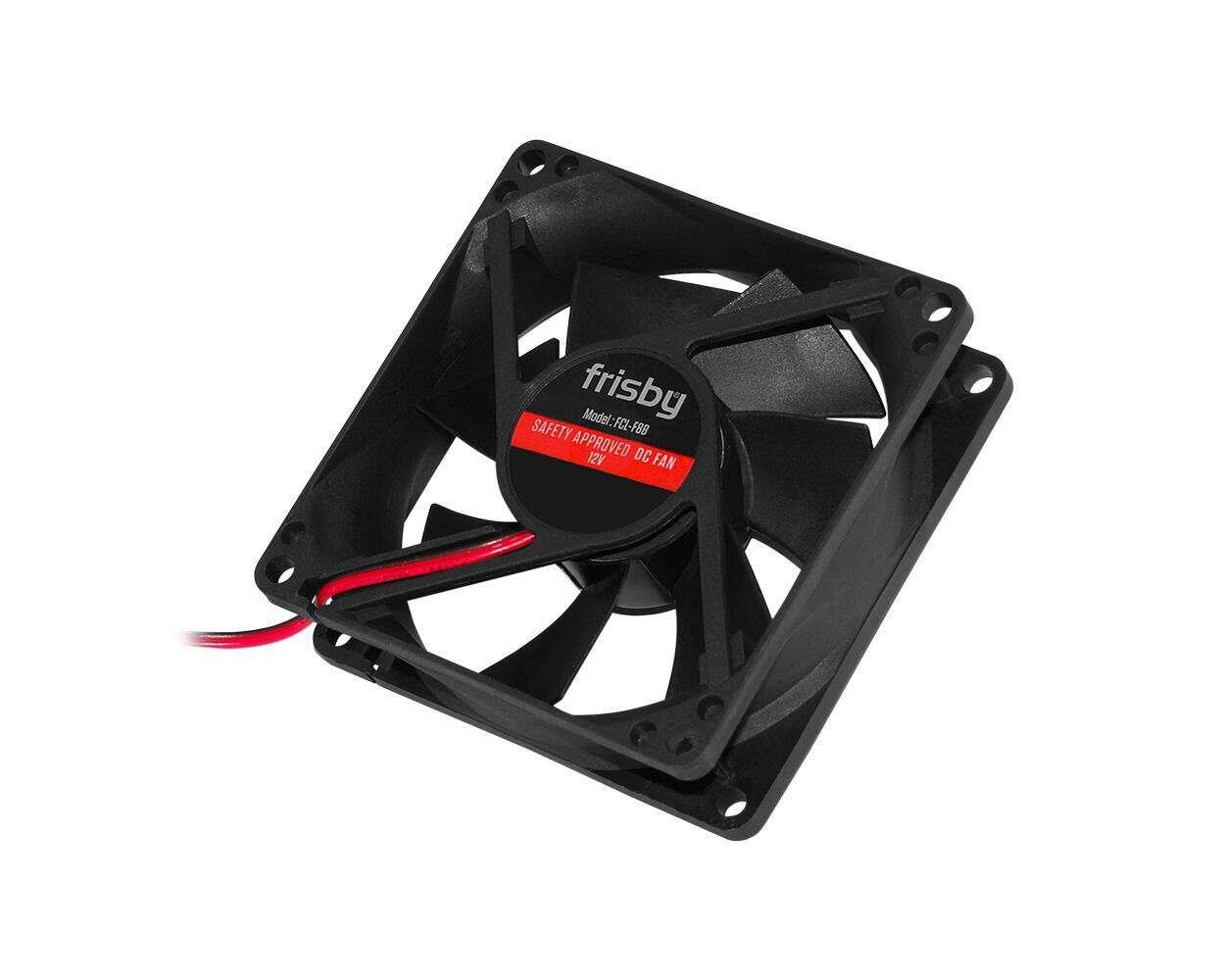 Frisby FCL-F8B 8Cm Siyah Kasa Fanı (80 x 80 x 25 (mm))