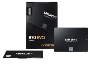 250GB SAMSUNG 870 560/530MB/s EVO MZ-77E250BW SSD