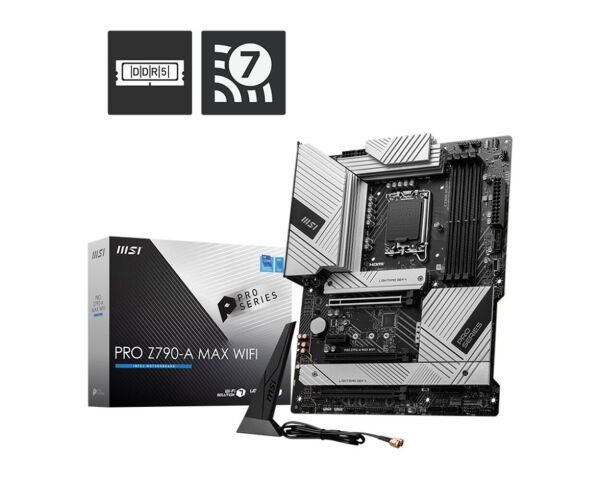 Msi Pro Z790-A Max WIFI DDR5 Intel Z790 Soket 1700 DDR5 7800(OC)MHz ATX Gaming (Oyuncu) Anakart