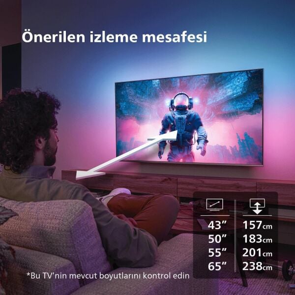 PHILIPS 65PUS8909 4K ULTRA HD 65'' 165 EKRAN UYDU
