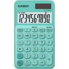 Casio SL-310UC-GN Cep Tipi 10 Hane Yeşil Hesap Makinesi