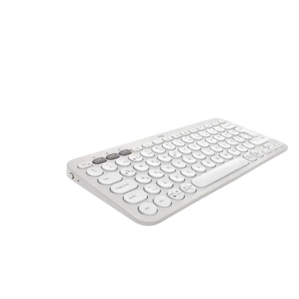 LOGITECH K380S PEBBLE KEYS 2 ÇOKLU CİHAZ ÖZELLİKLİ BLUETOOTH TÜRKÇE Q KLAVYE BEYAZ 920-011860