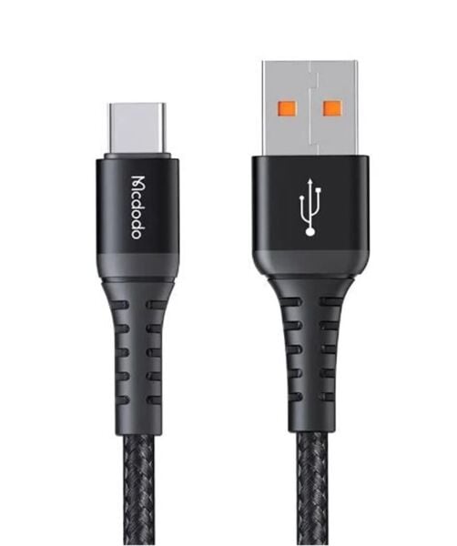 MCDODO CA-2271 USB-A TO Type-C Q.C 4.0 Hızlı Data-Şarj Kablosu 1M - Siyah