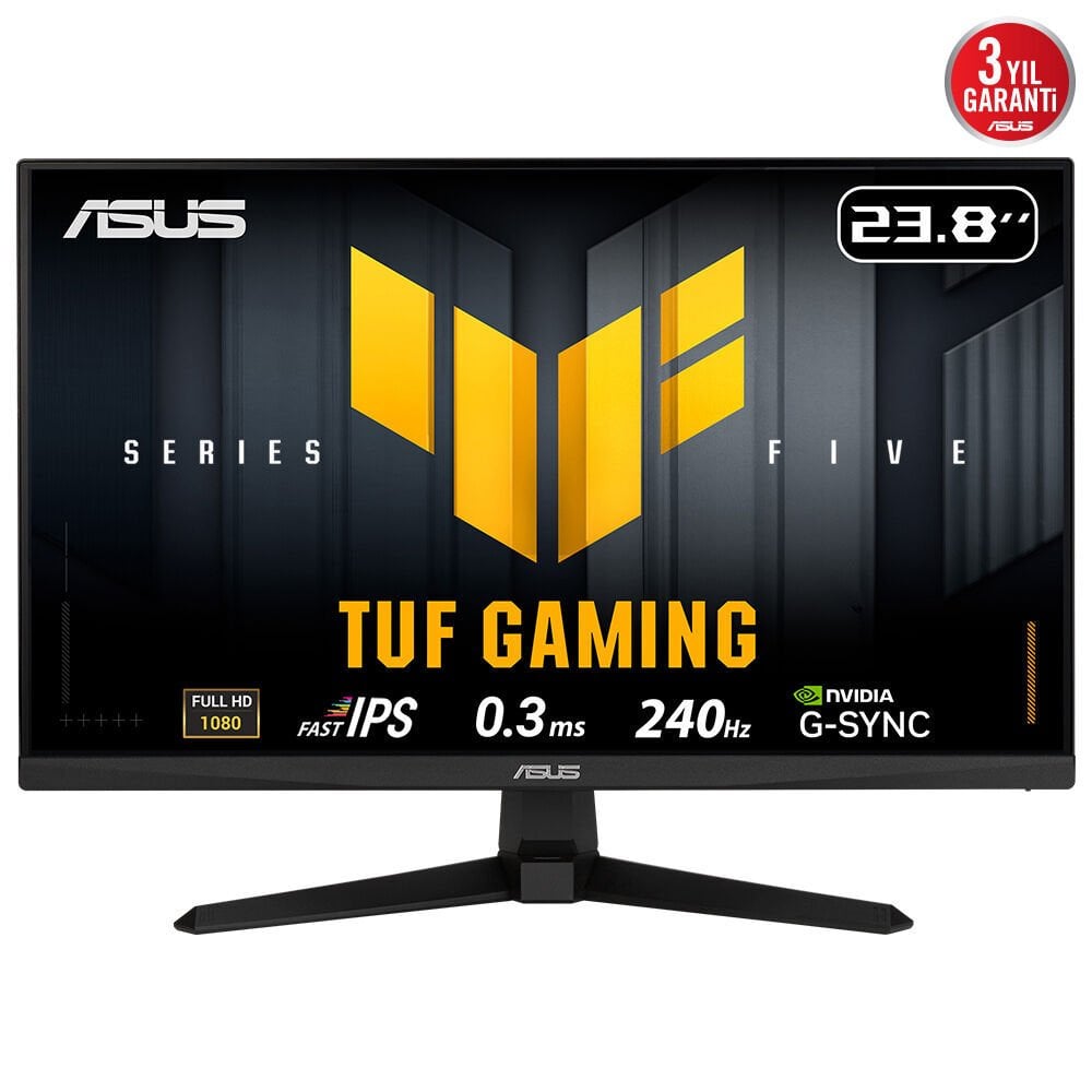 23.8 ASUS TUF GAMING VG249QM5A 0.3MS 240HZ GAMING AI ELMB FHD FAST IPS
