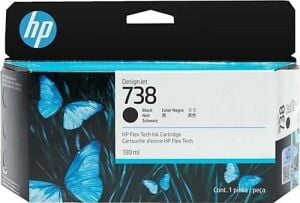 HP 738 Black Siyah 130ML Plotter Kartuşu 498N4A
