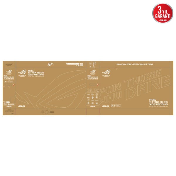 26.5 ASUS ROG STRİX OLED XG27ACDMS 280HZ 0.03MS  ADAPTİVE SYNC PİVOT QD-OLED GAMİNG MONİTÖR