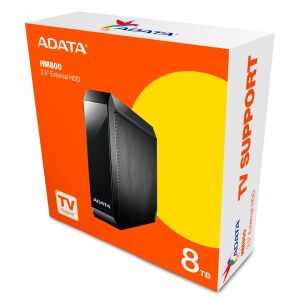 Adata 8Tb HM800 3.5'' Usb 3.2 Gen1 (max.5Gbps) Siyah Harici Harddisk