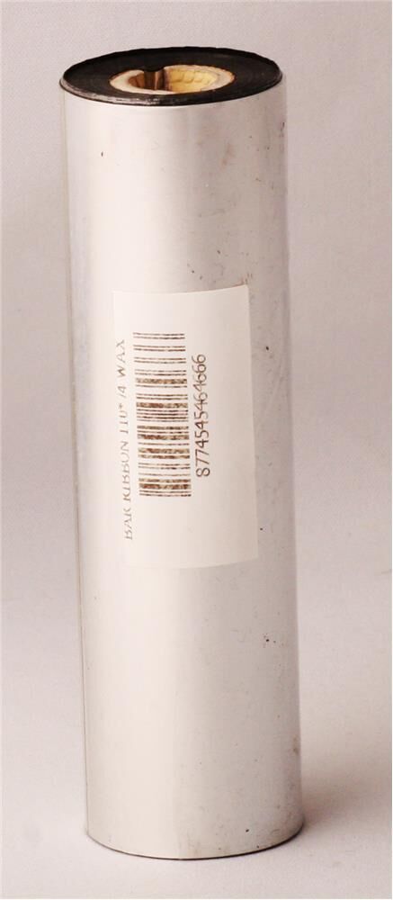 Ribbonsan RB00005 WX-10FBK 110-74 Standart Wax Ribbon 1-2'' Outside