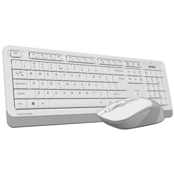 A4 TECH FG1010 BEYAZ Q MM 2.4G KABLOSUZ KLAVYE MOUSE SET