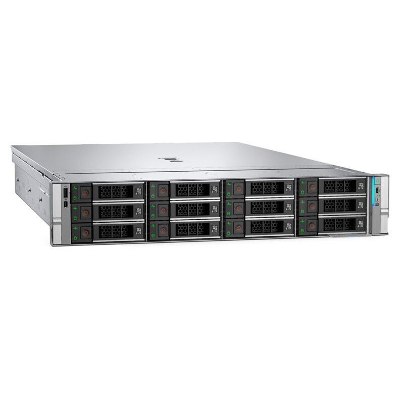 DELL POWEREDGE EMEA_PER570_SPL2 2U 1X XEON 6511P 12X3.5'' 2X960GB SSD1X32GB 2X1100W 3 YIL YERİNDE GARANTİ