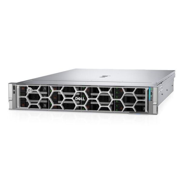 DELL POWEREDGE EMEA_PER570_SPL2 2U 1X XEON 6511P 12X3.5'' 2X960GB SSD1X32GB 2X1100W 3 YIL YERİNDE GARANTİ