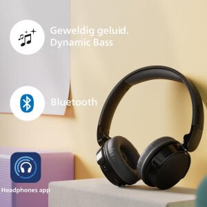PHILIPS TAH3209BK SIYAH KULAK USTU BLUETOOTH KULAK