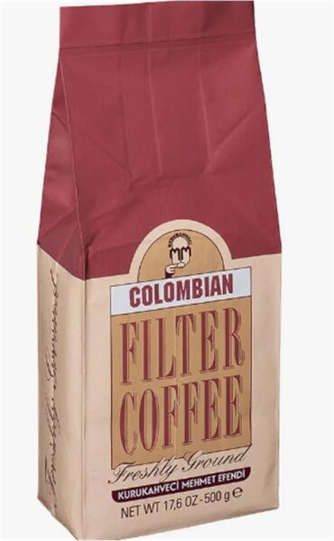 Mehmet Efendi 500gr Colombıan Çekirdek Roasted Çekirdek Kahve (WT 17,6 Oz)
