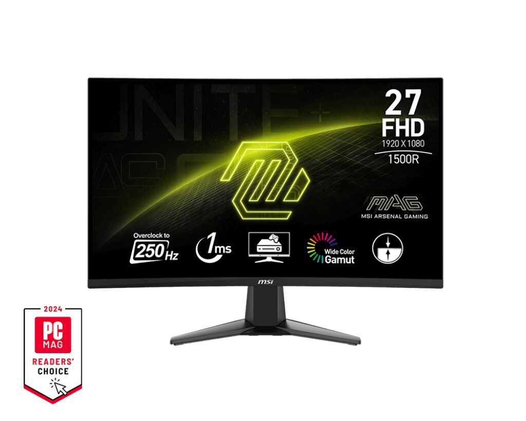 27 MSI MAG 27C6X VA FHD 1500R 1MS 250HZ CURVED