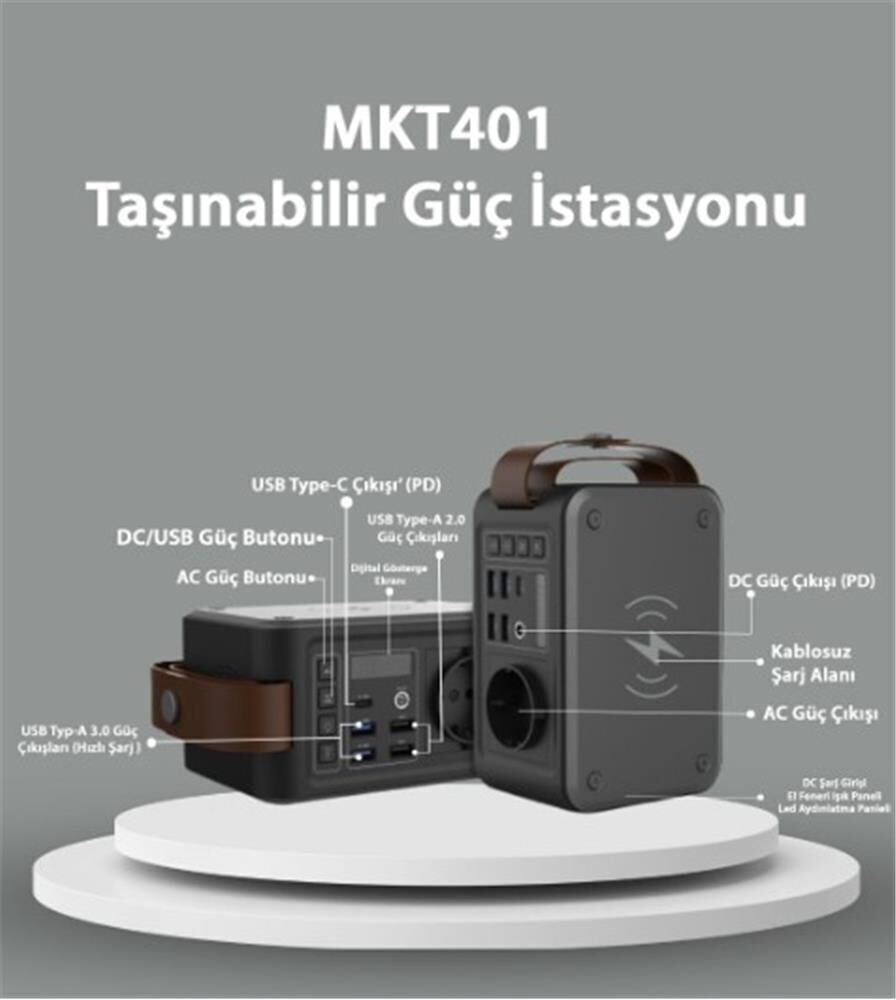 Makim MKT401 TAŞINABİLİR GÜÇ İSTASYONU