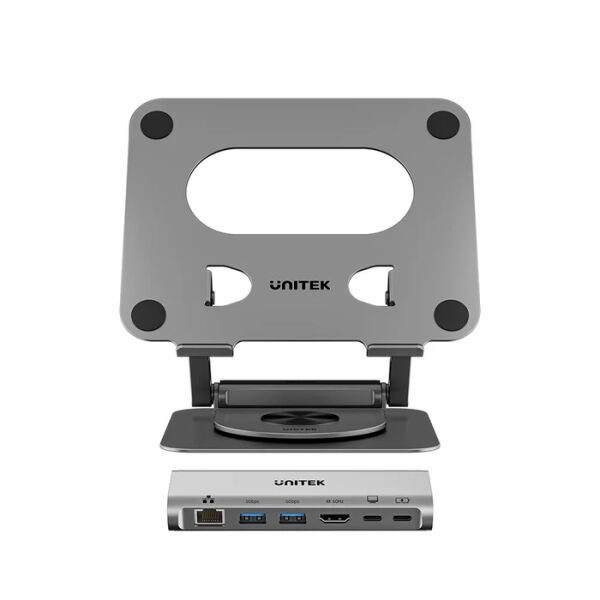 UNITEK 360° METAL 15.6” NOTEBOOK STAND (D1109CGY01)