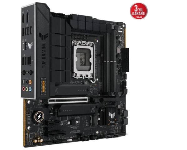 Asus TUF Gaming B760M-PLUS WIFI II 7800MHz(OC) DDR5 SOKET LGA1700 M.2 HDMI DP mATX Anakart