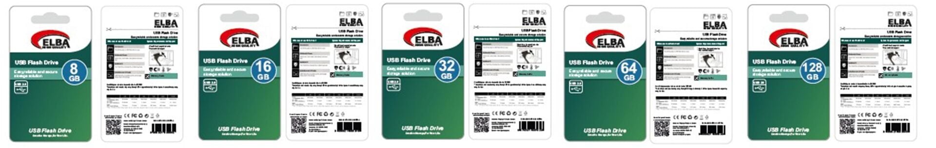 ELBA 16GB USB 2.0 METAL FLASH BELLEK